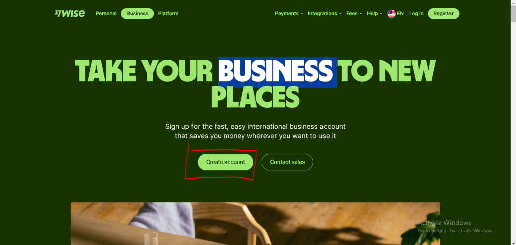 Create wise account Afghanistan